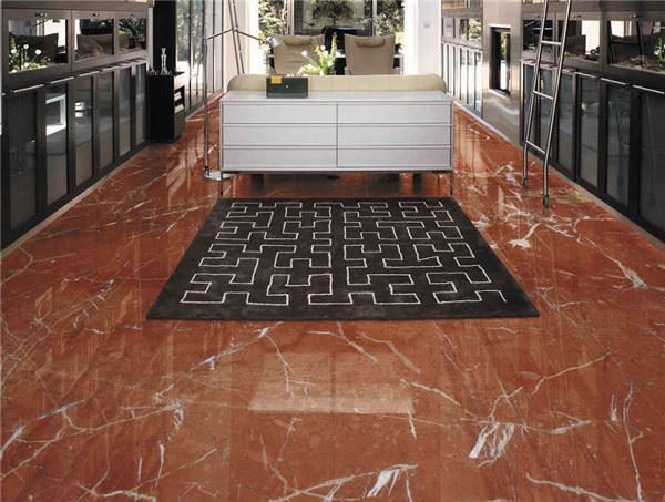 rojo alicante marble tile for decoration