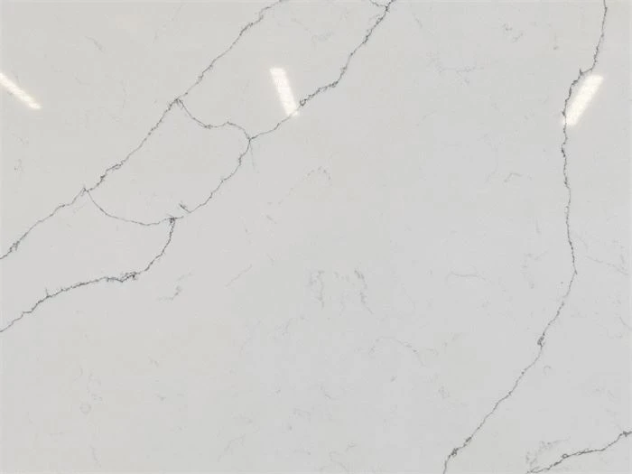 calacatta frost quartz white polished