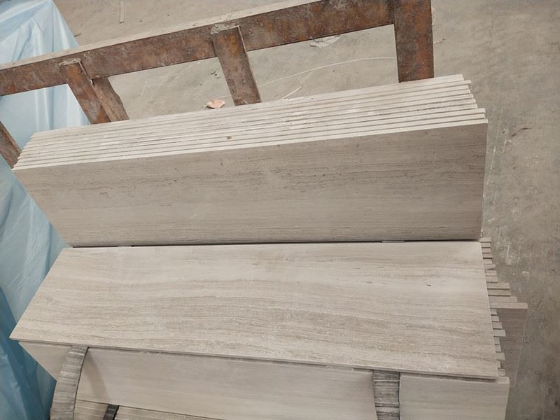 white wood vein marble tiles for floor