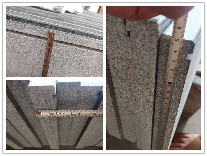 G654 grey granite window sills inspection