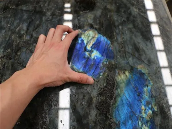 labradorite blue slabs  surface