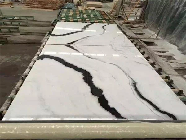 Marmo bianco panda