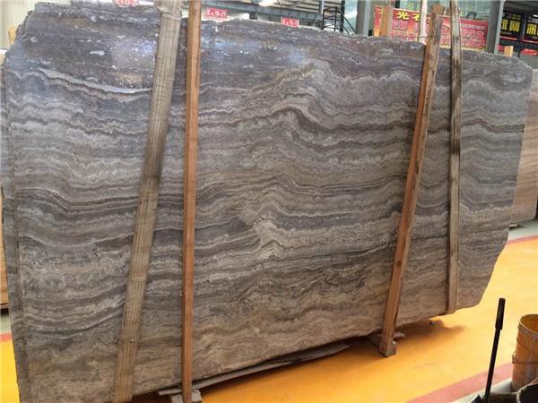 Silver Grey Travertine slabs