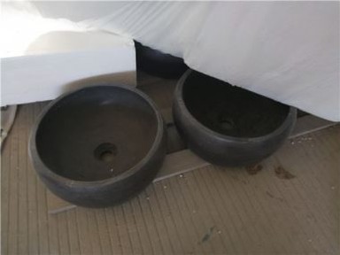 Fontana a colonna di basalto