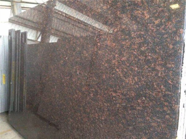 tan brown granite slab