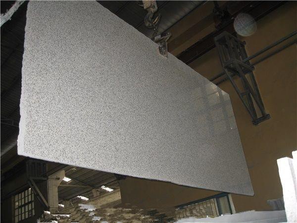 white granite slabs polished