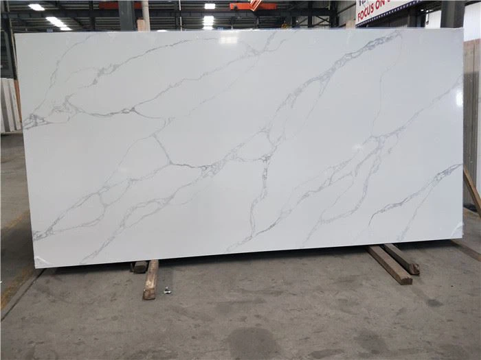 Calacatta unique quartz for wall covering