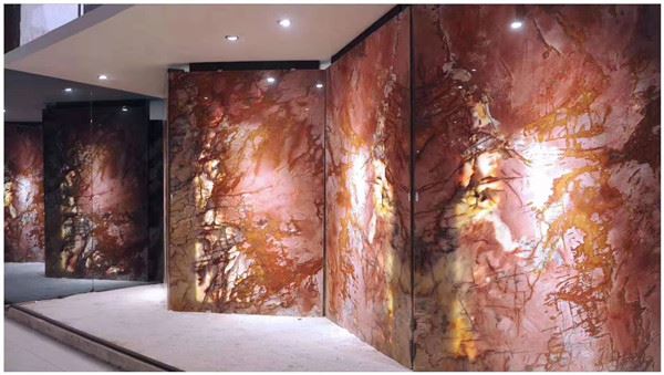 Jazz Red Quartzite decoration
