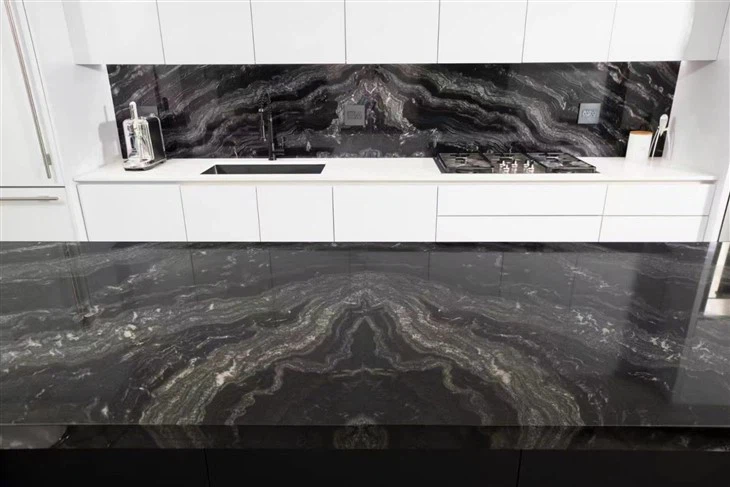 Agatha Black Granite Island
