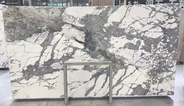 Invisible Grey Marble Slab