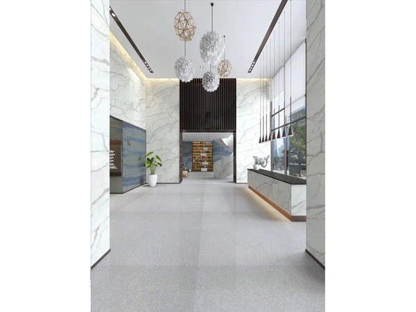 Light Gray Terrazzo floor tiles