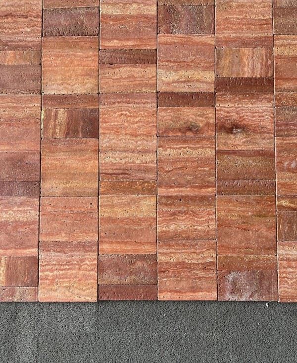 Red Travertine Paver