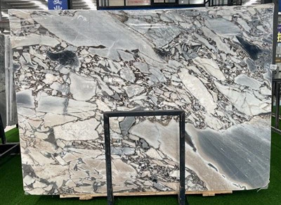 Lastra di marmo grigio blu