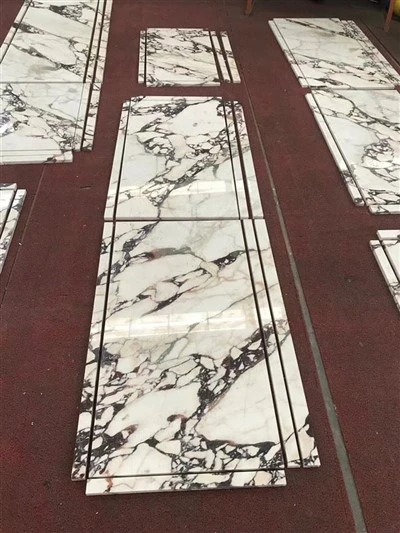 Piano in Marmo Calacatta Viola