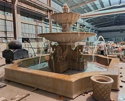 Fontana d'acqua in granito