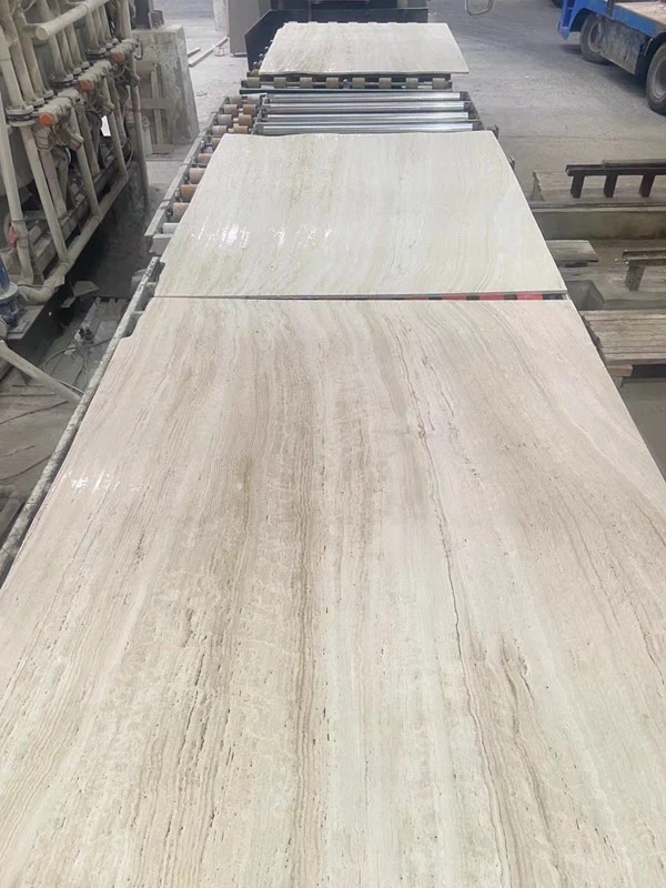 Super White Travertine honed