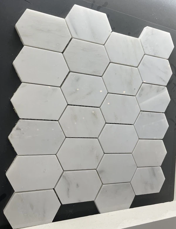 White Marble Hexagon tiles