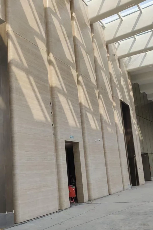 White Travertine interior Wall Tiles